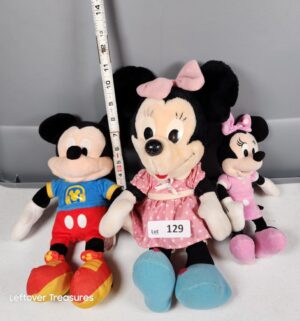 y129- Mickey & minnie mouse plush toys - Image 1