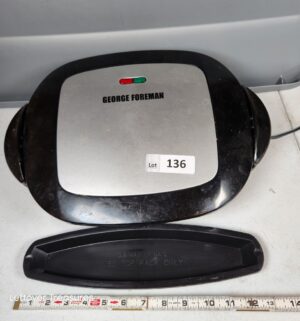 y136- newer george foreman grill - Image 1