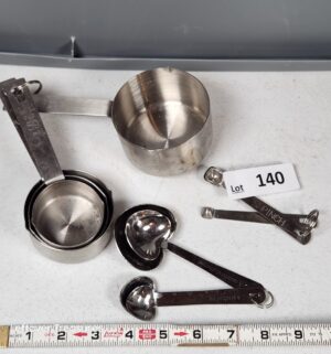 y140- Stainless measuring spoons - Image 1
