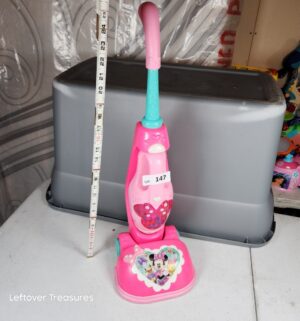y147- Just Play Minnie Mouse Happy Helpers 2-in-1 Play Vacuum - Image 1