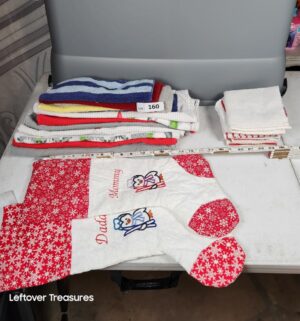 y160- stockings, kitchen towels - Image 1