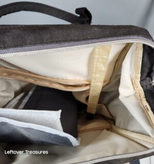 y178- black diaper backpack - Image 3