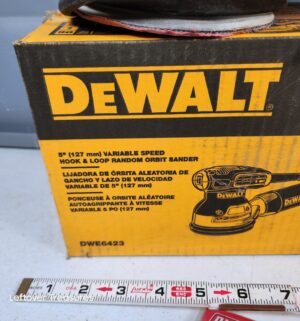 y186- DeWalt Hook & Loop Random Orbit Sander - Image 2