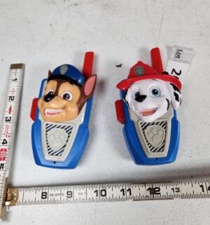 y208- eKids Paw Patrol Chase and Marshall Kids Walkie Talkies - Image 1