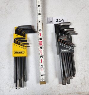y214- Stanley Hex Key Sets - Image 1