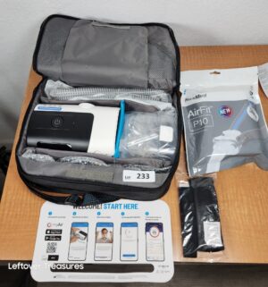 y233- ResMed AirSense 11 AutoSet CPAP machine in a travel bag