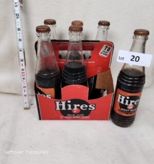 b20- 1960s Hires Root Beer six-pack