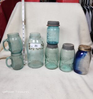 b21- mason jars and mugs
