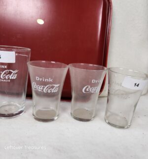 b31- Coca Cola Glasses, German Trink Coca Cola - Image 4