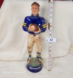 b52- 1980 Spirit of Sports limited edition ceramic whiskey decanter by the Julius Kessler Company