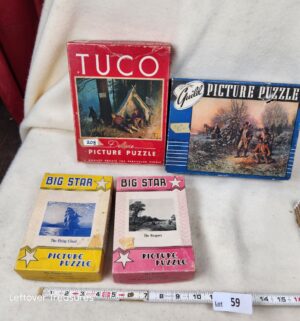b59- vintage picture puzzles