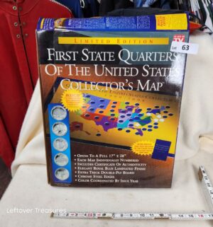 b63- First State Quarters Collectors Map