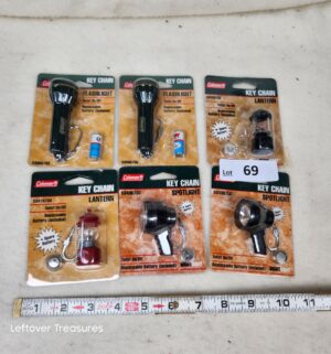 b69- Coleman Keychain flash lights