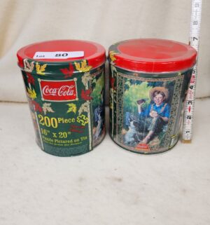 b80- 1998 Coca-Cola Norman Rockwell 200-Piece Puzzles