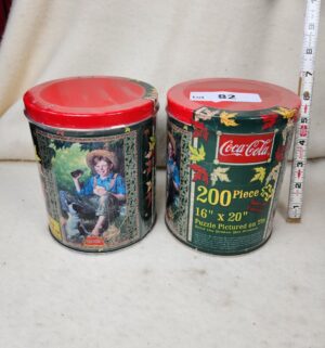 b82- 1998 Coca-Cola Norman Rockwell 200-Piece Puzzles