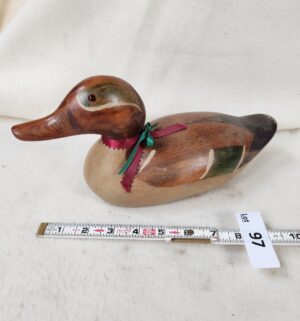 b97- vintage wooden duck decoy