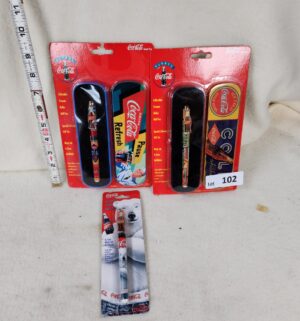 b102- 1995-1996 Coca-Cola collectible rollerball pens