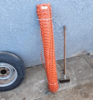 y2- Construction Fencing. 4ft tall