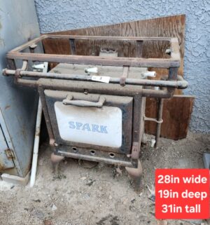 y3- 1890s antique Spark gas stove