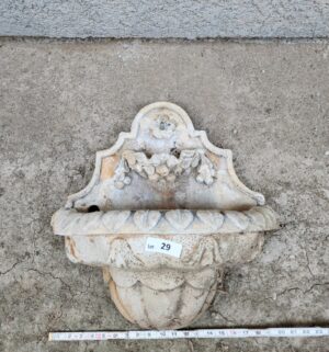 y29- Cement Wall Fountain. No pump
