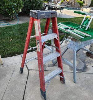 y45- Werner 4ft ladder. Model 6304 - Image 1