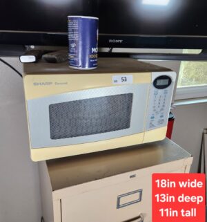 y53- Sharp Microwave. Tested/works - Image 1
