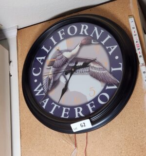 y62- CA waterfowl clock - Image 1