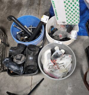 y72- pvc pipes in buckets - Image 1