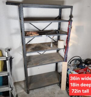 y75- Metal Shelving Unit - Image 1