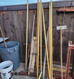 y84- concrete finishing sweepers w/ poles - Image 2