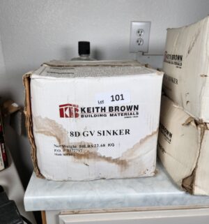 y101- Keith Brown 8D GV Sinker Nails. Sealed box - Image 1