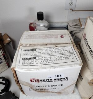 y101- Keith Brown 8D GV Sinker Nails. Sealed box - Image 2