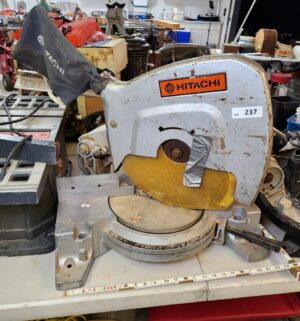 y237- Hitachi 15 inch miter saw. Tested/works - Image 1