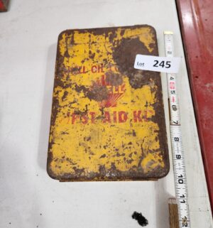 y245- Antique Shell First Aid Kit - Image 1