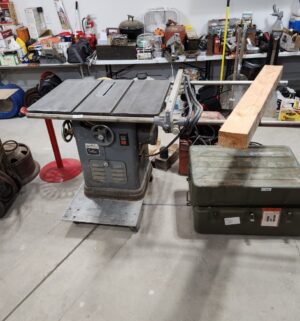 y278- Delta Rockwell 10 inch unisaw ED657. tested/works - Image 2