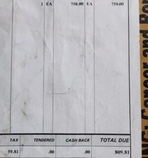 y279- Tankless Gas Water Heater. Ultra Low Nox Model. w/ purchase invoice. Never used. - Image 3