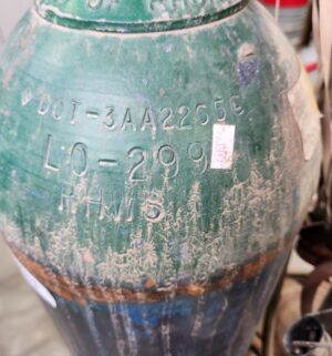 y281- Very large oxy acy welding set w/ cart. Tanks have gas. Ready to weld - Image 8