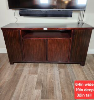 y287- Console Media Cabinet bought in 2009 from Pottery Barn - Image 1