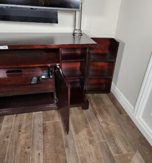 y287- Console Media Cabinet bought in 2009 from Pottery Barn - Image 3