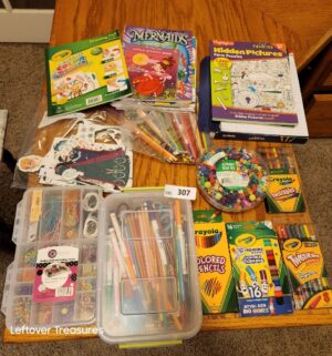 y307- beads, color pencils, coloring books - Image 1