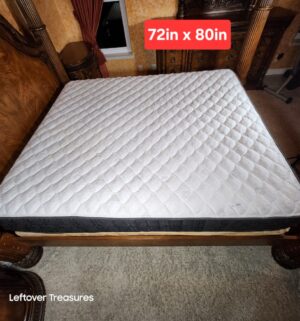 y321- Hotel Collection Eastern King 76x80 Mattress & Boxspring Only. NO FRAmE - Image 1