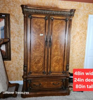 y322- Stunning Pulaski Sauvignon Armoire. - Image 1