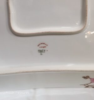 y338- antique Haviland Limoges porcelain serving tray - Image 2
