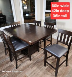 y351- Signature Design by Ashley Haddigan Counter Height Dining Table - Image 1