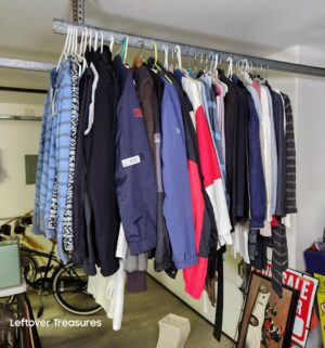 y352- Mens and womens clothing. Taken from master closet - Image 1