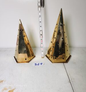 y368- Christmas tree candle lanterns - Image 1