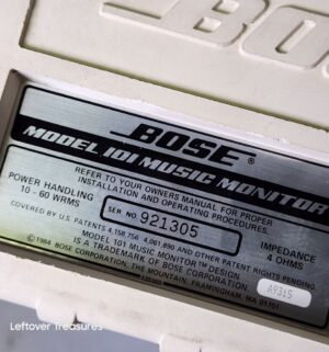 y371- Bose Model 101 music monitor - Image 2
