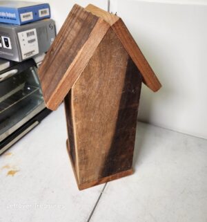 y375- wooden bird house - Image 2