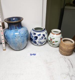 y396- Fuller Pottery Vase, Delft Holland vases - Image 1