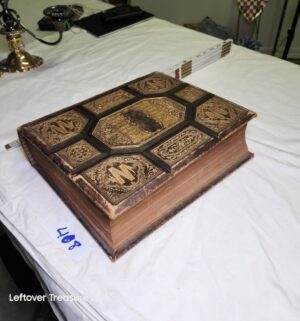 y408- STUNNING 1870 Family Bible with Artwork - Image 2
